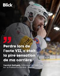 Défenseur de Gottéron, Yannick Rathgeb a déjà perdu une Finalissima, il y a trois ans avec le HC Bienne. Le défenseur fribourgeois va tout faire pour que l'issue soit différente, ce jeudi à Davo 👉 Notre article complet : https://www.blick.ch/fr/sport/hockey/nation