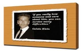 Amazon.com - Calvin Klein Quotes 1 - Canvas Art Print - via Relatably.com