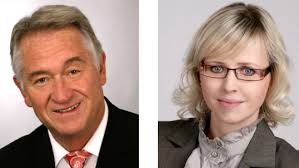 ... Thomas Kappl und die kommissarische Vorsitzende des VRB, Diana Böttger