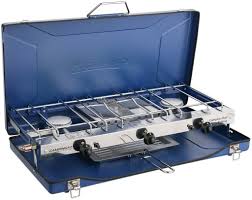 Campingaz Chef Folding Double Burner Stove & Grill, compact ...