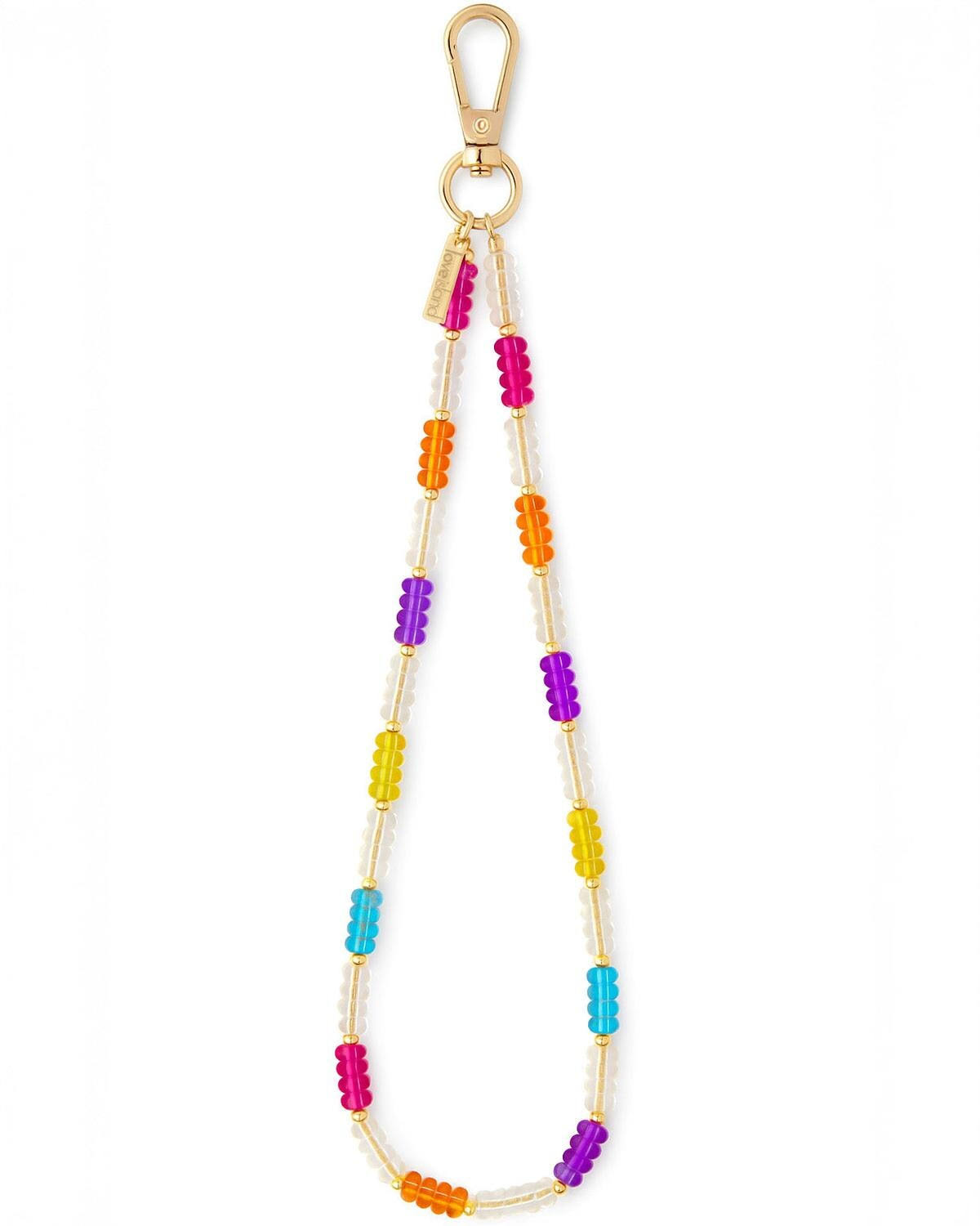 Casely Rainbow Beaded Wristlet Phone Chain | Love Island x Casely