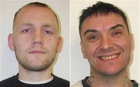 Dean Jackson (left) and Damien Burns (right) walked from open prison on Monday evening (Picture: South Yorkshire Police/PA Wire) - damien-burns_2917021b