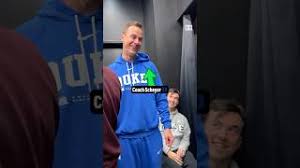Watch: Coach Scheyer was there waiting