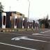 Electric car battery recharging station powering up theSydneyto...