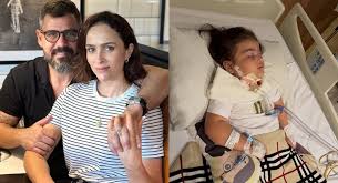 Filha de Juliano Cazarré dá entrada em CTI