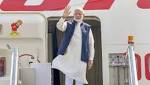 Modi arrives Maldives attend President-elect