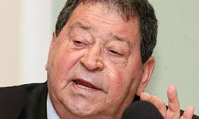 Former Israeli defence minister Benjamin Ben Eliezer is one of seven accused of crimes against humanity in Gaza. Photograph: Jamal Nasrallah/EPA - Former-Israeli-defence-mi-001
