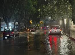Se registran fuertes lluvias en nueve demarcaciones de la CDMX; emiten aviso por temporal de lluvias