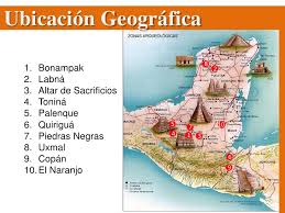 Resultado de imagen para ubicacion geografica de los mayas