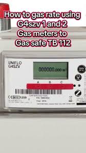 How to gas rate using a G4 SZV 1 and 2 smart meters ...