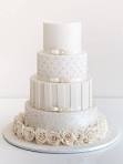 White wedding cakes