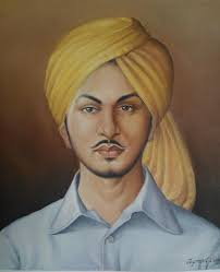 Saheed Bhagat Singh Painting by Jagmeet Singh - Saheed Bhagat Singh Fine Art Prints and Posters for Sale - saheed-bhagat-singh-jagmeet-singh