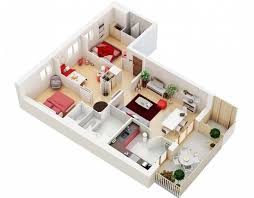 Image result for More 3 Bedroom 3D Floor Plans