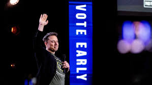 Justice Department warns Elon Musk his €1 million lottery for registered voters may be illegal