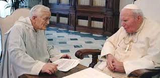 Resultado de imagen para roger schutz con el Papa