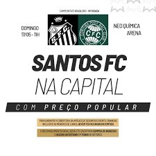 Venda de ingressos para Santos FC X Coritiba, pelo Campeonato Brasileiro, na Neo Química Arena