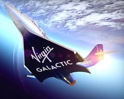 Image of Virgin Galactic space tourism
