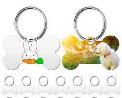 aluminum pet ID tag keychainの画像