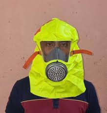 Fire Escape Smoke Hood Mask - Color: Yellow - Color: Yellow ...