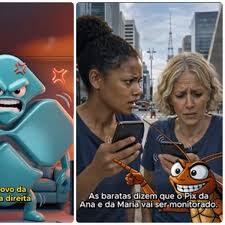 Rede do PT usa ‘IA brava’ para desmentir fake do Pix e associa direita a baratas