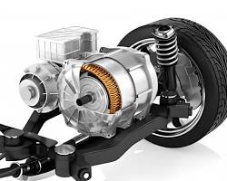 تصویر Electric car motor
