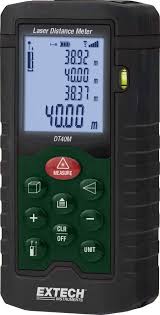 Extech DT40M Laser Distance Meter - 131ft/40m Range, Area ...
