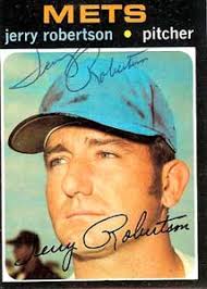 Jerry Robertson Autograph on a 1971 Topps (#651) - jerry_robertson_autograph