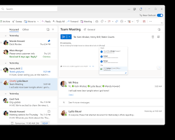Image of Microsoft Outlook 2021 interface