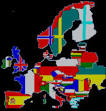 European Flags II quiz Europe Geography quizzes Triviaplaza