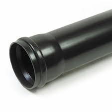 Floplast 110mm x 4MTR Soil Pipe Single Socket Black REF SP4