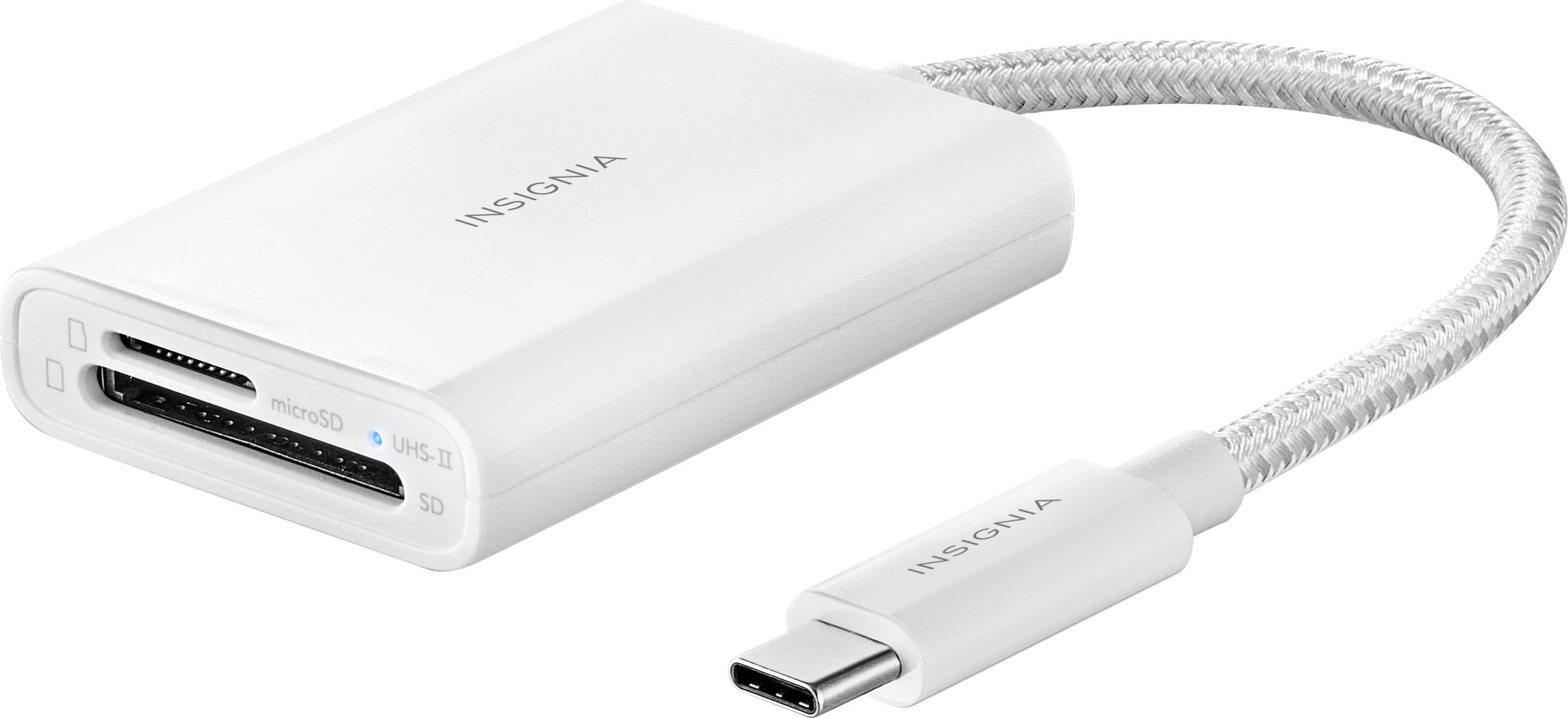 Insignia USB-C-to-SD/microSD Dual-Slot Card Reader