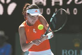 Anisimova beats battling Wang to set up Pegula showdown
