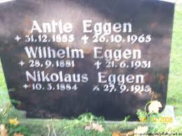 Grab von Wilhelm Eggen (28.09.1881-21.06.1931), Friedhof ...