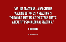 Reactions Quotes. QuotesGram via Relatably.com