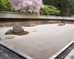 Zen garden in Kyoto, Japan
