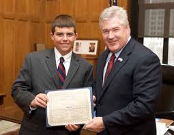 Brian Kolb Meets With Romulus Central High School Student Chris Catt - pic01