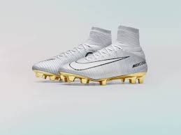 gold nike boots