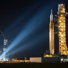 Nasa returns moon rocket to pad and targets 1 April launch