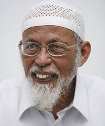 JAILED: Indonesian cleric Abu Bakar Bashir has been found guilty of inciting terrorism and financing an Aceh-based terrorist cell and sentenced to 15 years ... - 5154332