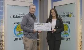 Shiawassee County Educator Wins Excellence in Education Award from the Michigan Lottery