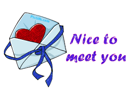 Résultat de recherche d'images pour "nice to meet you"