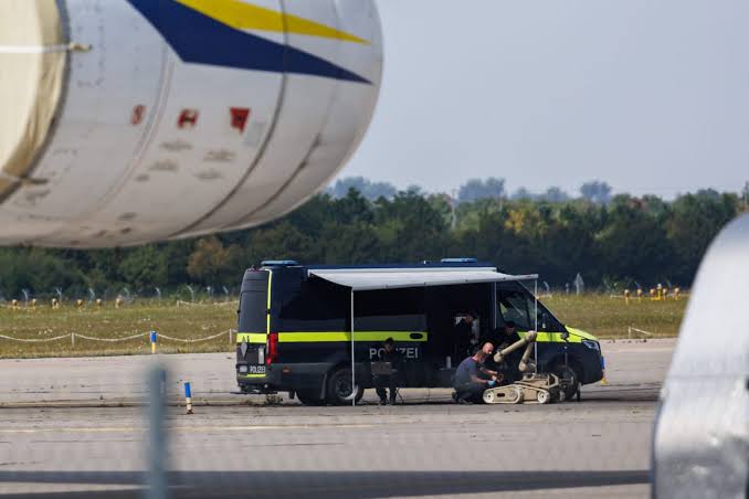French intelligence chief warns of more 'violent, hostile action' after Leipzig drone attack; Merz says government 'working intensively' to identify culprit