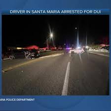 Multiple DUI Arrests in Santa Maria Following Head-On Collision