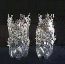 Resultado de imagen para reciclaje con botellas de plastico
