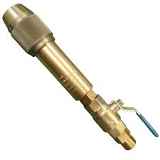 Thermic Lance Holder 3/8 bore pipe with collett fitting
