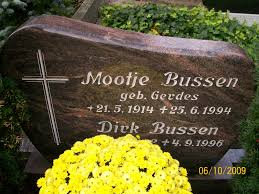 Grab von Dirk Bussen (1922-04.09.1996), Friedhof Wiegboldsbur