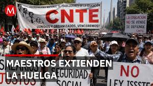 CNTE marcha en la CdMx y bloquea Paseo de la Reforma hoy
