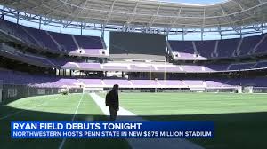 Northwestern University's new Ryan Field set to debut Friday night with Wildcats football game against Penn State — ABC7 Chicago