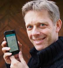 Peter-Eich-mit-Bikemapnet-Phone-App Die beiden Internet-Portale ...