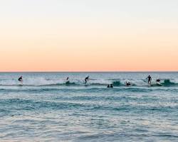 surfers at Bondi Beach